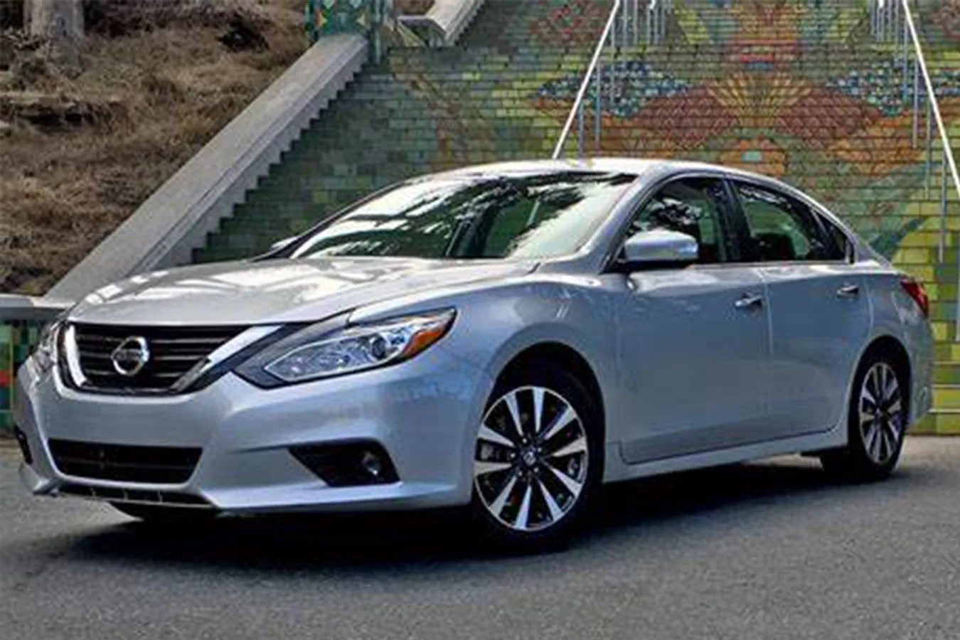Saloon car for Dubai to Abu Dhabi car lift